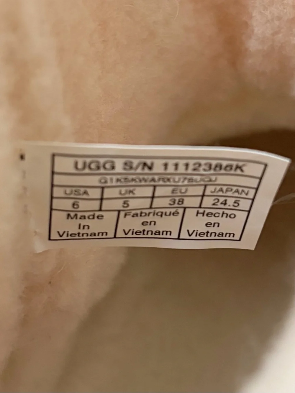 UGG Clear Shearling-Lined Short Boots